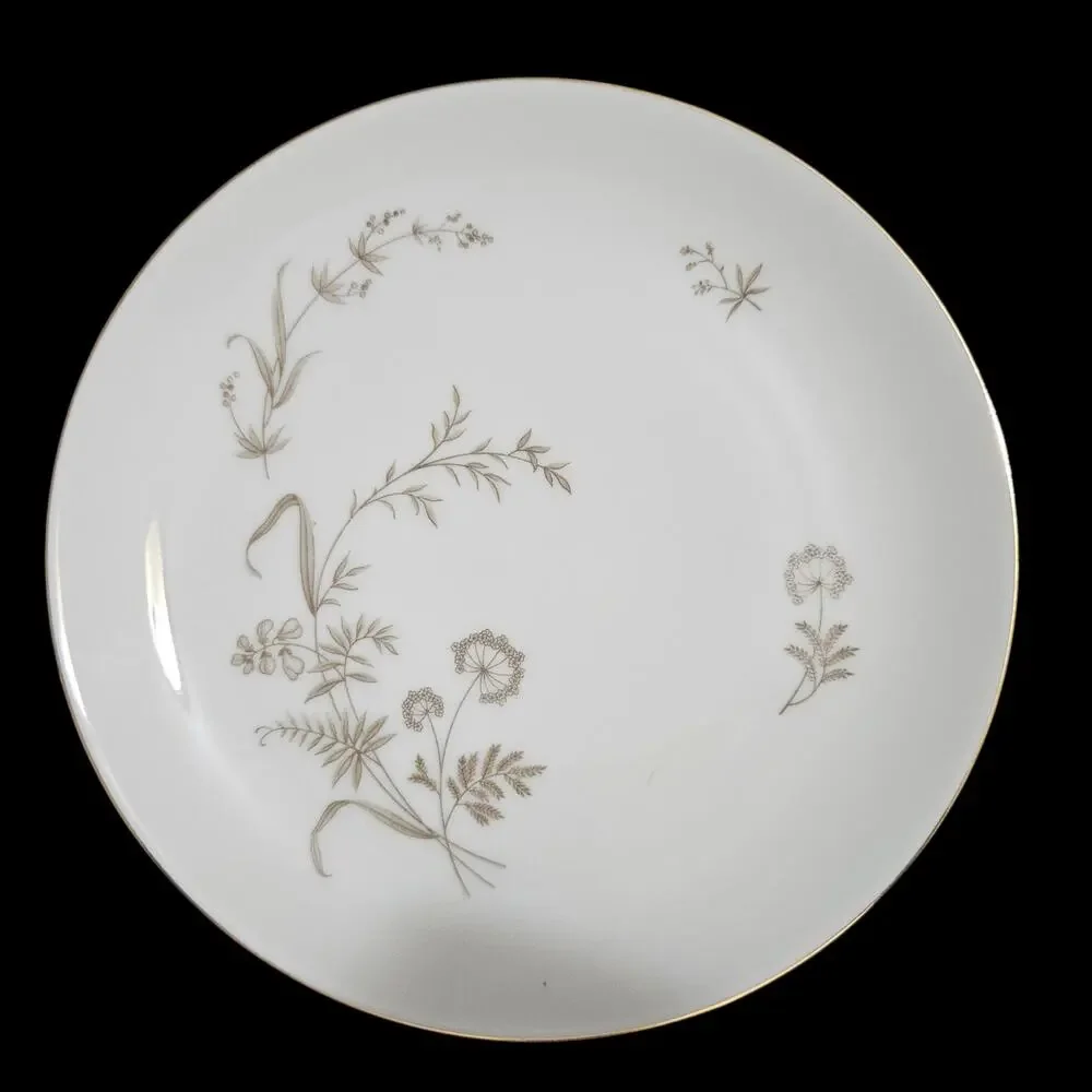 Johann Haviland Bavaria Wildflower Salad Plates Set of 4 Gold Trim 8
